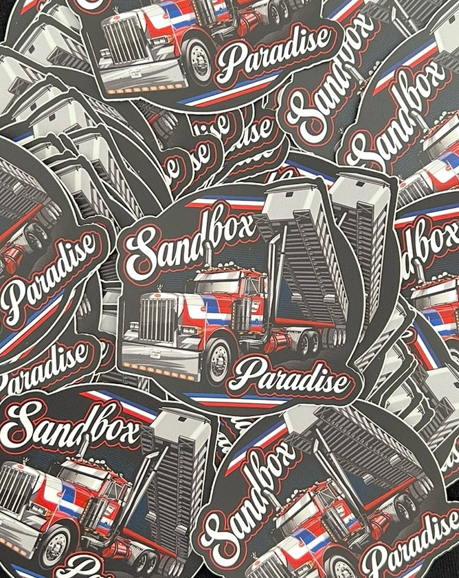 Sandbox Paradise 3 pc sticker pack