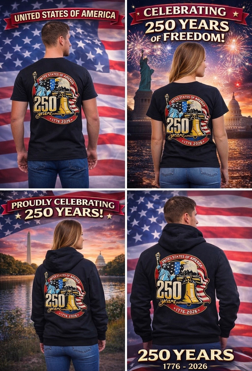 USA 250 years TEE