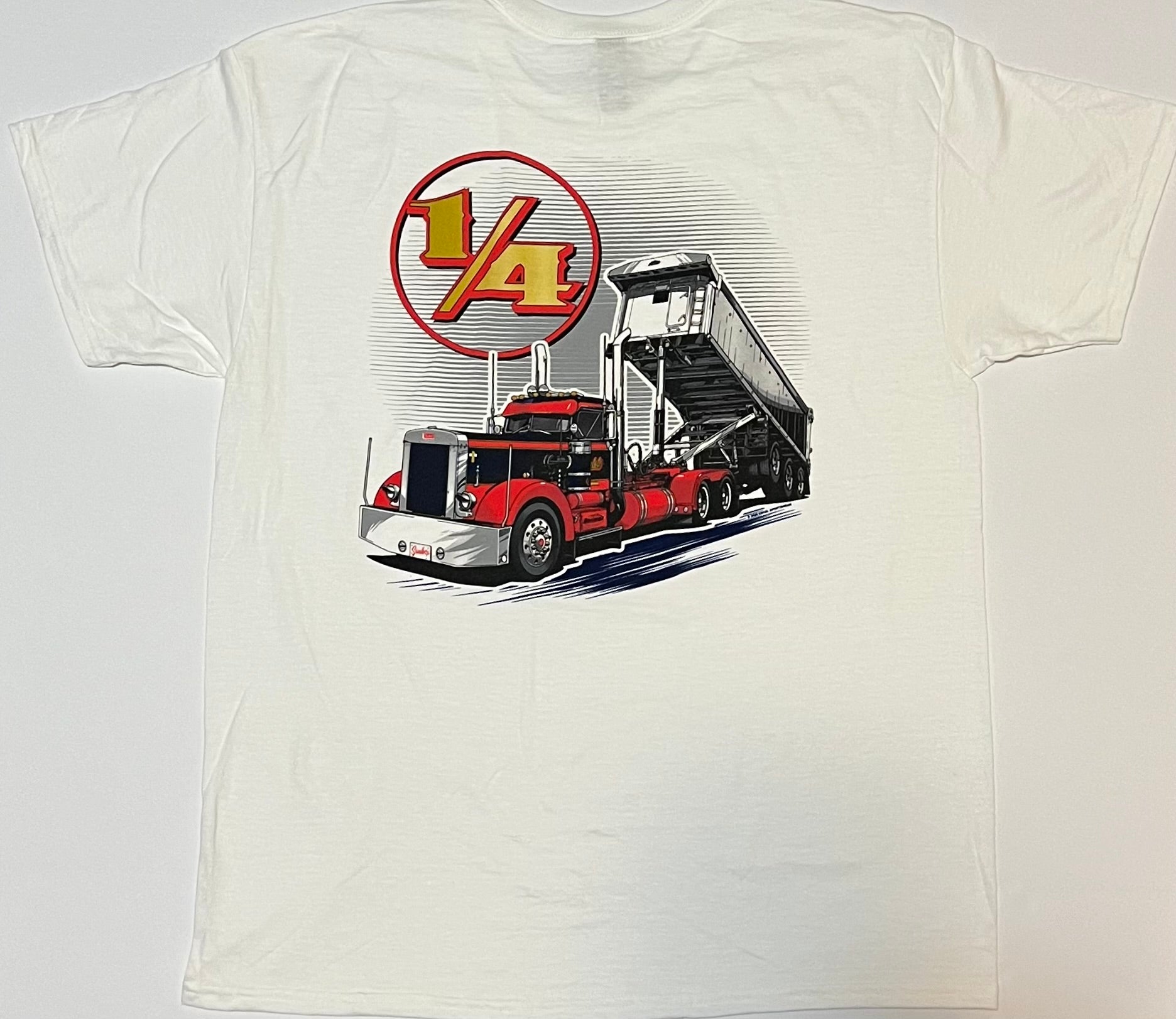 1/4 Sandbox tee white